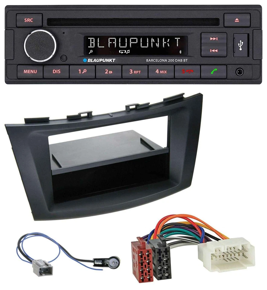 Blaupunkt USB DAB CD Bluetooth MP3 Autoradio für Suzuki Swift (FZ/NZ, ab 2010) - Bild 1 von 4
