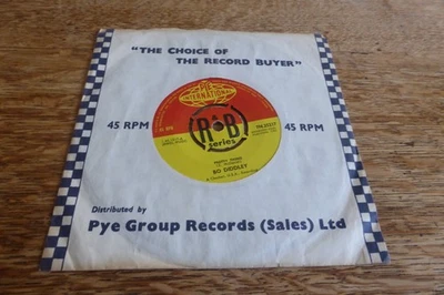 Bo Diddley Pretty Thing / Road Runner UK 1st Pye 7N 25217 Harmonica Blues EX 7" - Image 1 of 4
