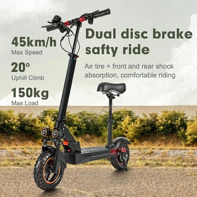 Gebraucht 500W E-Roller: 20 km/h, 15 Ah, Doppel-Licht & Premium-Sitz (ohne ABE) - Bild 1 von 4
