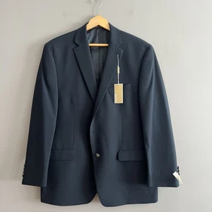 Chaqueta deportiva MICHAEL KORS COOP1 calce clásico mezcla de lana negocios azul marino talla 44R - Imagen 1 de 11
