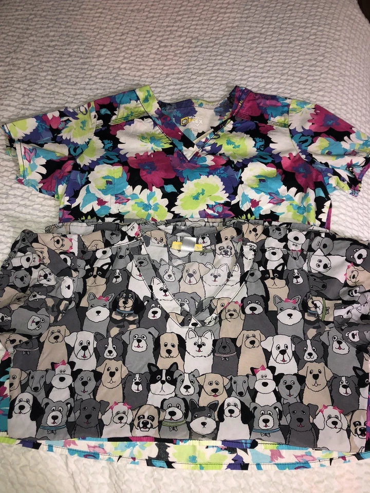 Wonder Flex Scrub Top - Image 1 of 3