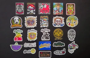 Sublime Stickers Music Decals Band Long Beach LBC Lou Dog Sun Reggae Rock Band - Picture 1 of 24