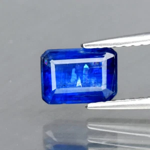 KYANITE 1.16 ct Top Blue Octagon 7.2x5.2x2.8 mm Natural Untreated from Sri Lanka - Picture 1 of 24