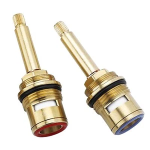 Ceramic Stem Disc Cartridges Faucet Valves Replacement Bathroom Tap M4 Screw - Picture 1 of 22