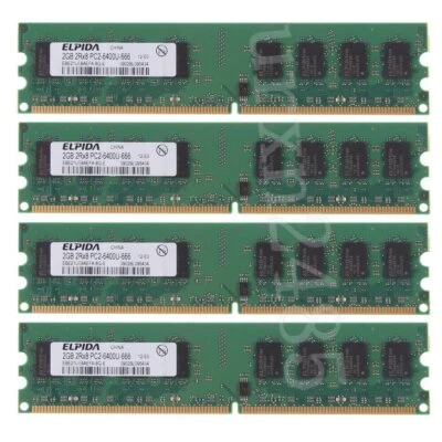 8GB 4x2GB PC2-6400U DDR2 800mhz RAM For Dell OptiPlex 755 760 960 XPS 410 420 AB - Image 1 of 3