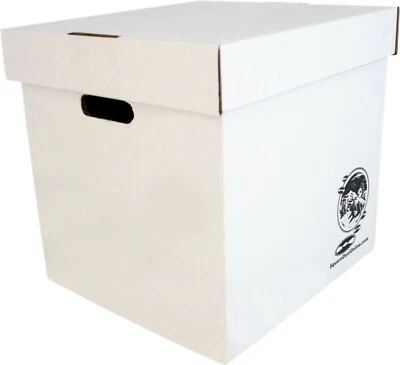 SQUARE DEAL RECORDINGS & SUPPLIES 1 Heavy-Duty Cardboard 12" Vinyl Record Storage Boxes - Holds 90 Each #12BC13
