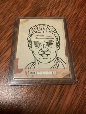 THE WALKING DEAD SKETCH AUTO CARD JAMIE RICHARDS 2018 TOPPS - Image 1 of 2