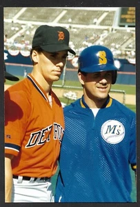 1992 ASG Travis Fryman & Edgar Martinez 4 x 5-7/8 ORIGINAL SNAPSHOT PHOTO #2 - Picture 1 of 1