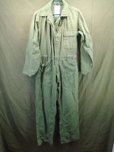 Mono de satén 100 % algodón verde OD del ejército militar de Estados Unidos talla pequeña 1992 240-D - Imagen 1 de 14
