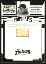 2005 Prime Patches Portraits Bat #49 Lance Berkman /100