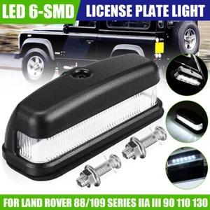 6 LED REAR LICENSE NUMBER PLATE LIGHT TRUCK LAMP FOR LAND ROVER DEFENDER 90 110 - Picture 1 of 12