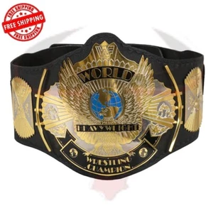 Cinturón de lucha libre Wing Eagle Championship Title 2 mm latón tamaño adulto réplica - Imagen 1 de 10
