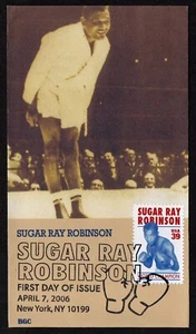 USA, SCOTT # 4020, BGC FDC COVER 2006 WORLD CHAMPION BOXER SUGAR RAY ROBINSON - Picture 1 of 2