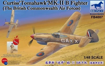 BRONCO FB4007 1/48  Curtiss 'Tomahawk' Mk.II B Fighter - Image 1 of 2