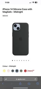 Coque téléphone magnétique iPhone 14 Plus fabriquée par Apple (MagSafe) - Photo 1 sur 3