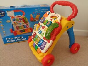 vtech first steps baby walker with telephone