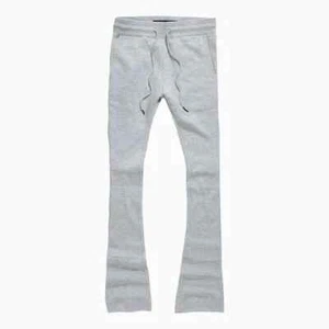 Mens Jordan Craig Uptown Stacked Sweatpants Heather Gray Size X-Large New! - Picture 1 of 2