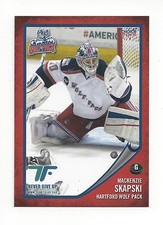 2014-15 Hartford Wolf Pack (AHL) Mackenzie Skapski (HKM Zvolen)