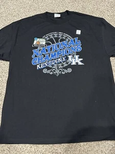 New Kentucky Wildcats 2012 NCAA National Champions Men's shirt XL Double Sided - Picture 1 of 4