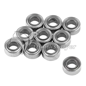 10PCS MR63ZZ Deep Groove Miniature Ball Bearing Double Shielded Stainless Steel - Picture 1 of 3