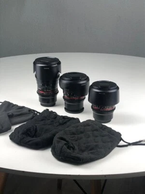 Rokinon Cine DS T1.5 Essential Cine Lens Kit for MTF - 35mm + 50mm + 85mm - Image 1 of 4