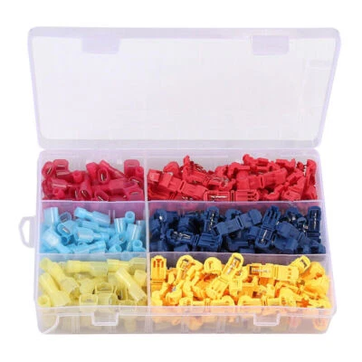 260pcs T-Taps Wire Terminal Connectors InsulatedQuick Splice Combo Kit 22-10AWG - Image 1 of 4