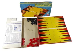 Vintage 1973 Backgammon Board Game MB Games Arrow Games Boxed 100% Complete - Picture 1 of 10