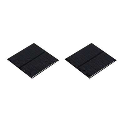2 Stk Sonnenkollektor Mini Solarpanel Zelle 6V 150mA 0,75W 80mm x 80mm - Bild 1 von 4