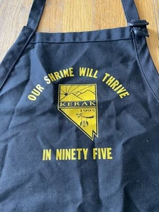 Vintage Shriner Masonic Mason Work Apron 1995 Reno Nevada Kerak Rare Freemason - Picture 1 of 13