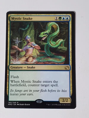 MTG Mystic Snake Modern Masters 2015 180/249 Regular Rare - Image 1 of 2