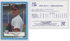 1990 Rock's Dugout Wichita Wranglers Brian Wood #24