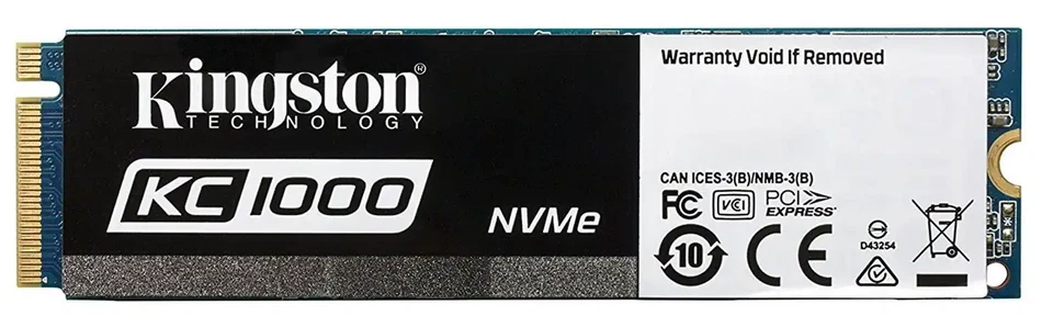 Kingston KC1000 240GB NVMe PCIe M.2 SSD - Image 1 of 1