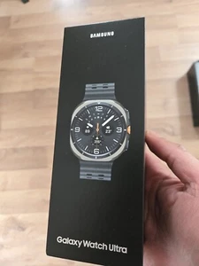 Samsung Galaxy Watch Ultra 47mm LTE – Titanium Silver (New & Sealed)Unlocked UK - Zdjęcie 1 z 9