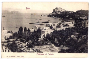 Baia (Napoli) - Panorama col Castello - 1910 - Imagen 1 de 2