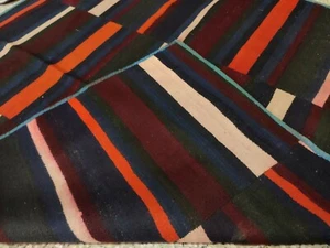 Antique Bhutanese Textile size 90 Cm x 88 Cm Natural fabric Yak wool Blanket BT3 - Picture 1 of 2