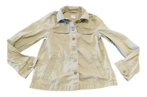 GAP Girls Lightweight Utility Jacket, Army Green, Size XXL (16), EUC - Picture 1 of 8