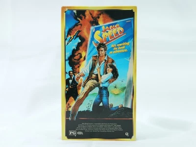 Jake Speed VHS 1986 Pulp Fiction Parody Action Excellent Condition - Image 1 of 3