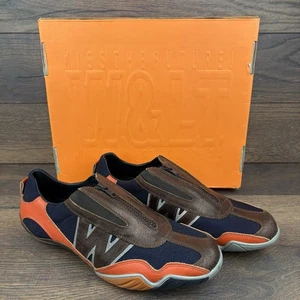 Walter Van Beirendonck W< Spiko Cremallera Hombre Zapatillas Cuero Marrón - Reino Unido 8.5 - Imagen 1 de 19