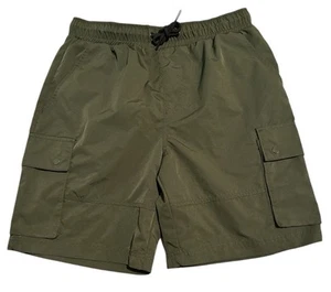 Southpole Cargo Shorts Mens M Quick Dry Water Resistant Inseam 9" Elastic Waist - Picture 1 of 12