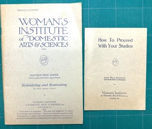 Antique 1923 Women's Institute Remodeling & Renovating 17 Mary Brooks Picken - Picture 1 of 12