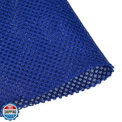 uxcell RoyalBlue Speaker Mesh Grill Cloth (not Cane Webbing) Stereo Box Fabri - Image 1 of 4