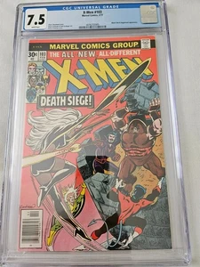 X-MEN # 103 CGC 7.5 WHITE NEWSSTAND 1977 1ST TIME LOGAN USED! CLAREMONT/COCKRUM - Picture 1 of 3