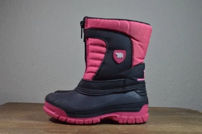 Girls Size 8M Toddler Arctic Shield Pink Black Winter Waterproof Snow Pac Boots - Image 1 of 4