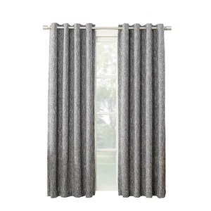 Allen + Roth 84 Zoll Kohle Verdunkelung Thermo gefütterte Öse einzelne Gardine Panel - Bild 1 von 1