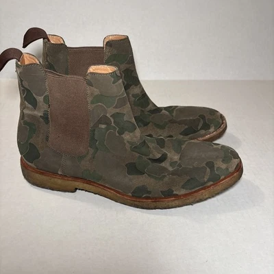NUEVA REPUBLIC MARK MCNARY Bota de Gamuza Camuflaje Hombre Talla 11 Foto 1 de 4