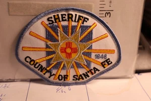 police patch  COUNTY OF SANTA FE SHERIFF NEW MEXICO - Picture 1 of 1