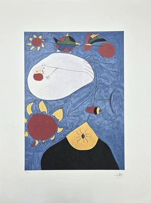 JOAN MIRÓ - Portrait IV - signed, numbered edition 99/150,56x76cm - image 1 of 4