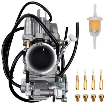 Carburador para Honda XR400R 98-04 KLX351 SR500 TT500 XT500 bomba extensión plana X Foto 1 de 3