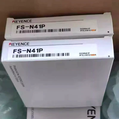 NEW ORIGINAL KEYENCE FS-N41P FIBEROPTIC SENSOR FSN41P - Image 1 of 2