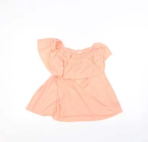 Matalan Girls Orange Polyester Blend A-Line Size 13 Years - Picture 1 of 12